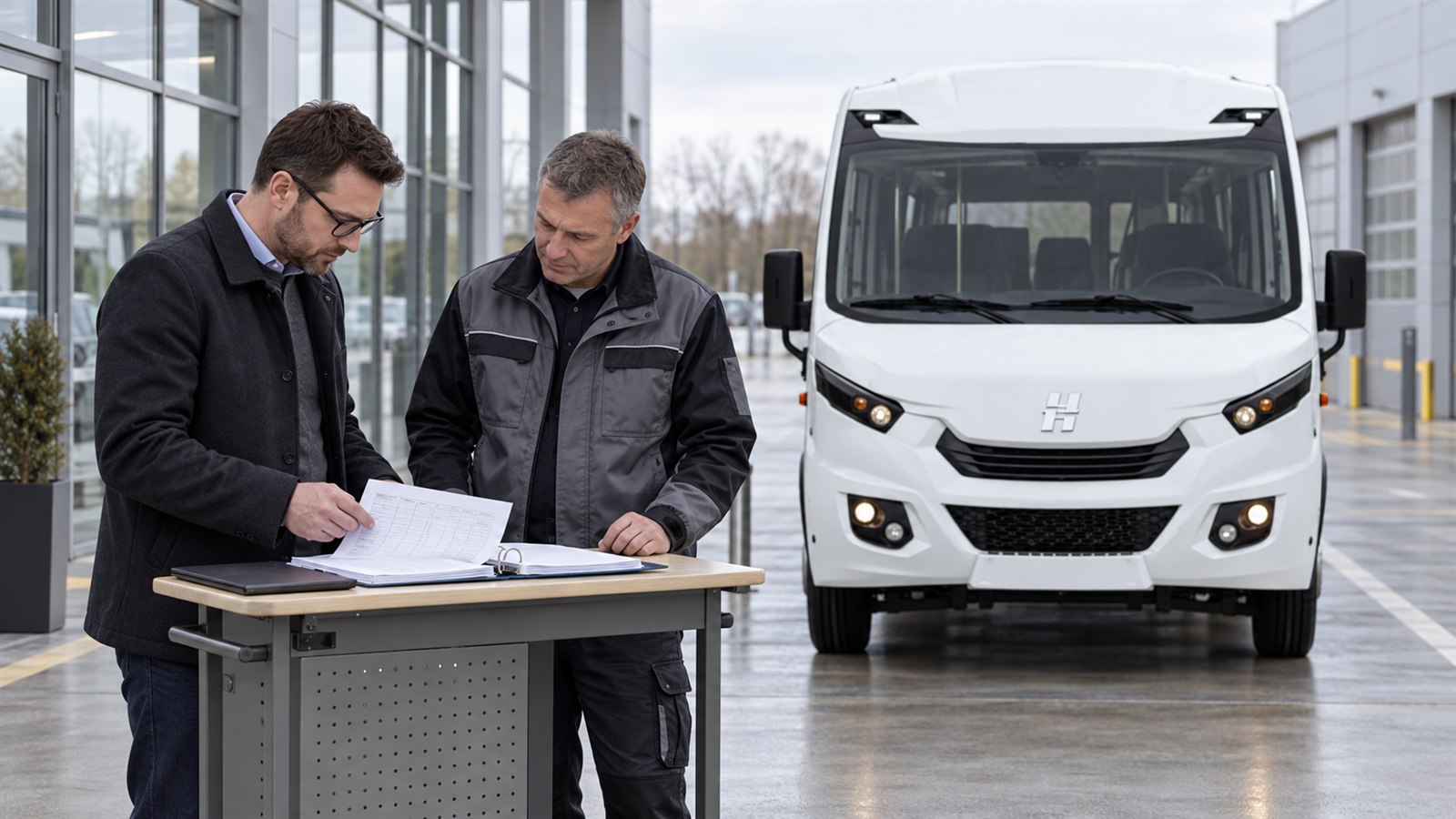 Проверка документов перед выбором автобуса НЕМАН