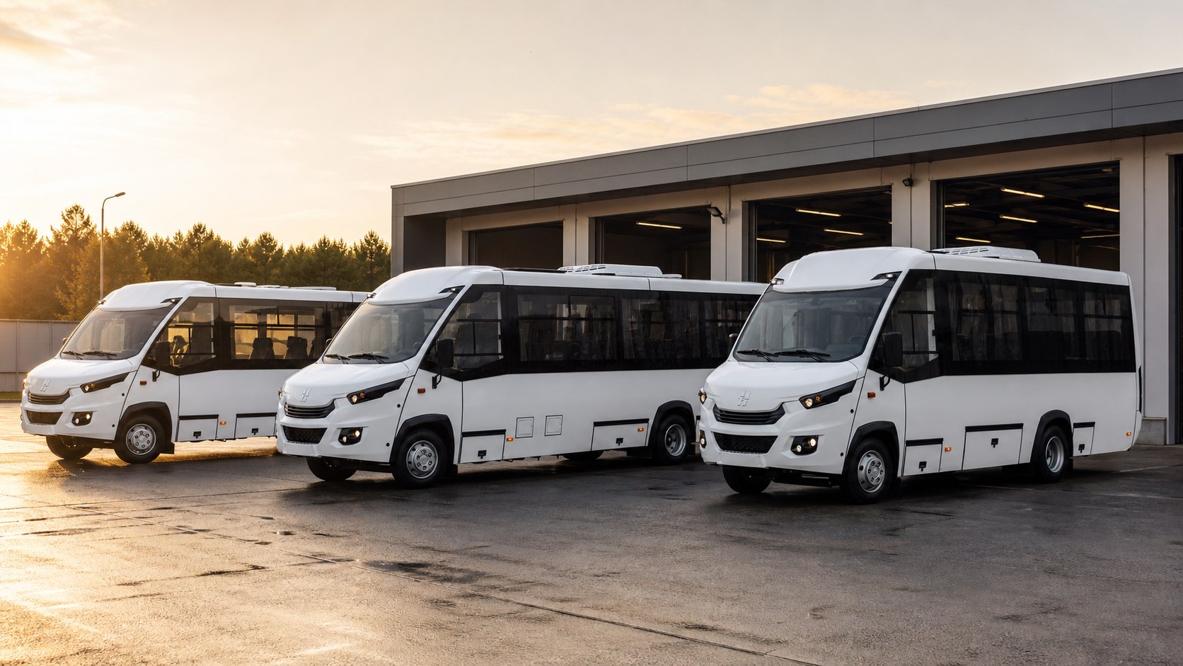 Парк новых автобусов НЕМАН после поэтапного обновления