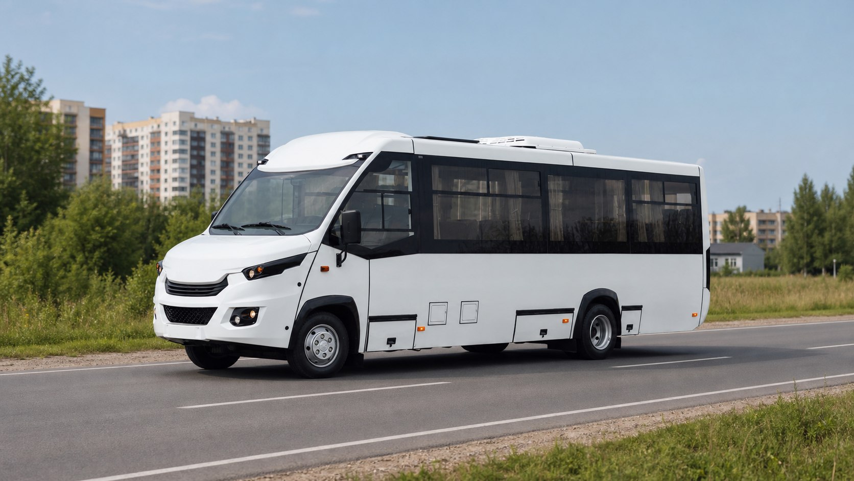 Пригородный автобус НЕМАН 420423-501 на региональном маршруте